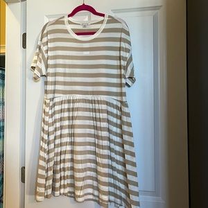 American Eagle Striped Knit A-line Dress Size M NWT’s